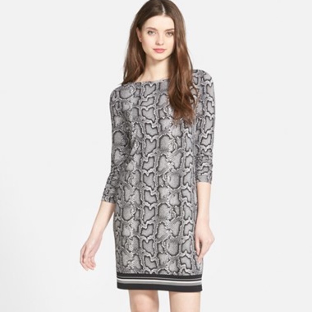 Michael Kors Snake Print Shift Dress